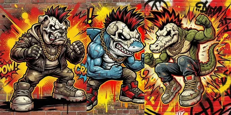 Urban Graffiti Street Art Style generated by undefined