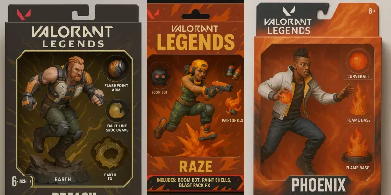 Valorant Legends Action Figures generated by undefined