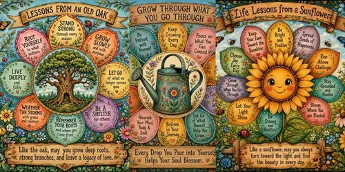 Whimsical Nature Lessons Art generated by chatgpt-image