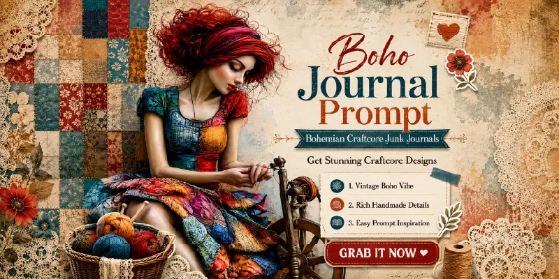 Bohemian Craftcore Junk Journals generated by undefined