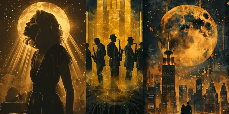 Art Deco 1920s Posters Mj generated by undefined