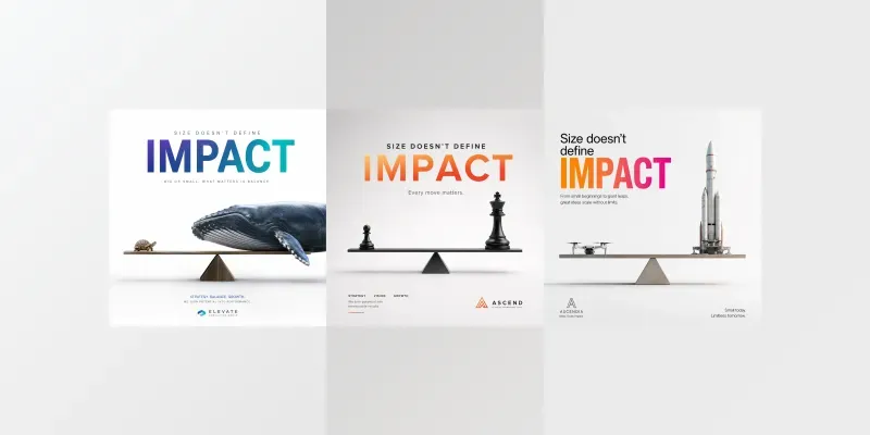 Conceptual Seesaw Ad Posters generated by undefined