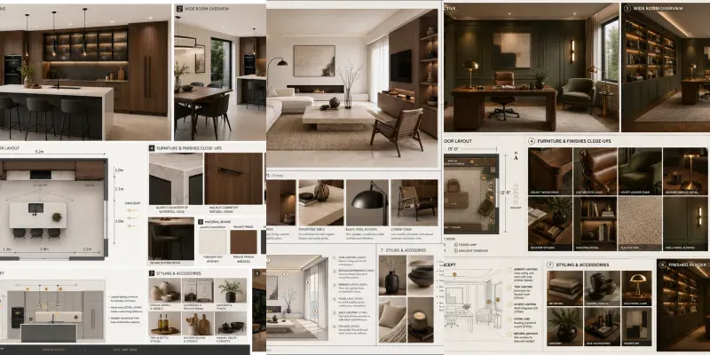 Interior Design Visual Bible Generator generated by undefined