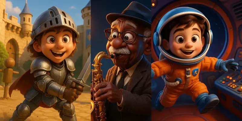 Pixar Characters Chatgpt generated by undefined