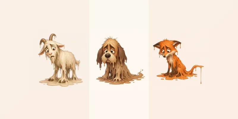 Melted Emotion Animals generated by undefined
