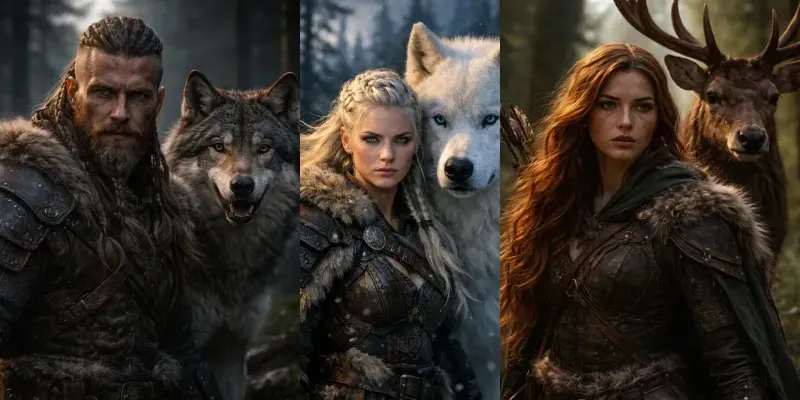 Cinematic Warrior Beasts generated by undefined