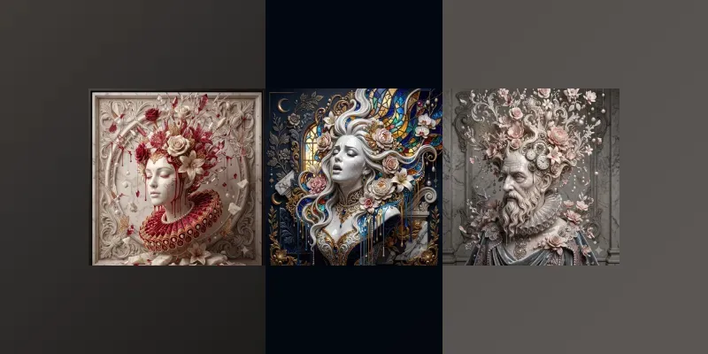 Viral Luxury Porcelain Dreamscapes generated by undefined