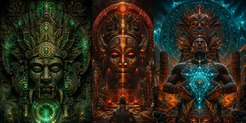 Tribal Illusion Art Generator generated by undefined