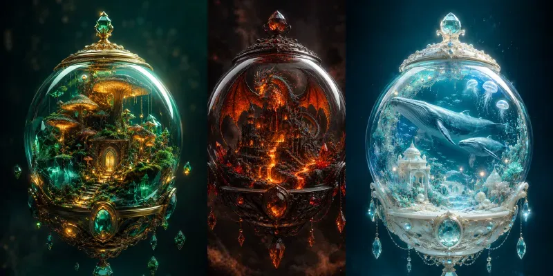 3D Dream Capsule Universe Generator generated by undefined