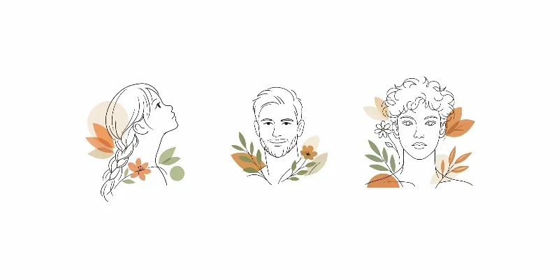 Minimalist Boho Line Art generated by undefined