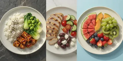 Photorealistic Topdown Food Footage generated by veo