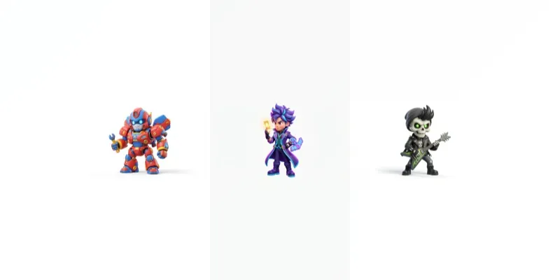3D Stylized Cartoon Mascots generated by undefined