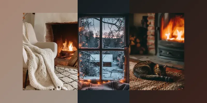 Winter Aesthetic Photos generated by undefined