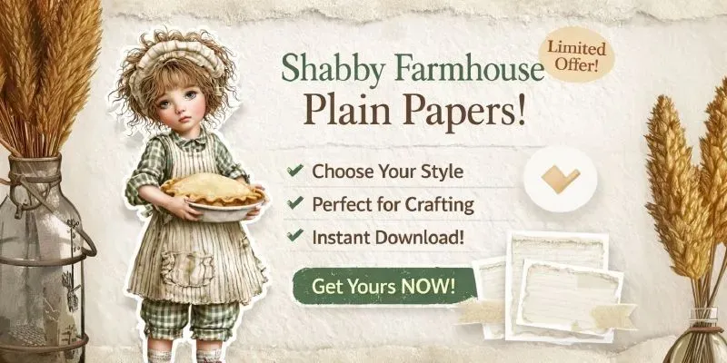 Summer Shabby Farmhouse Plain Papers generated by undefined