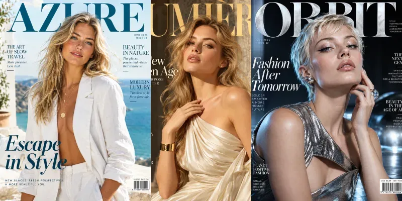 Ultrarealistic Fashion Magazine Covers