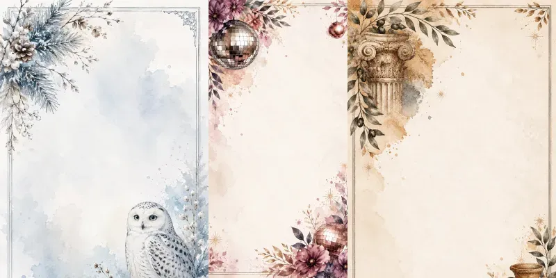 Watercolor Journal Pages generated by undefined