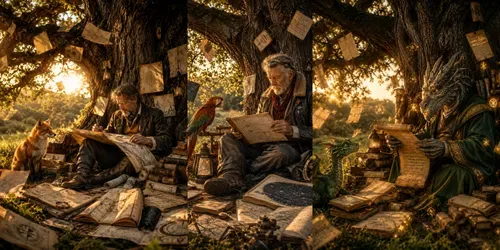Whispers Beneath The Oaks generated by chatgpt-image