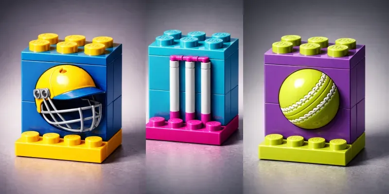 Lego Cricket Equipment generated by undefined