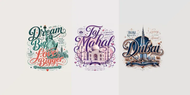 Vintage Travel Typography Packs generated by undefined