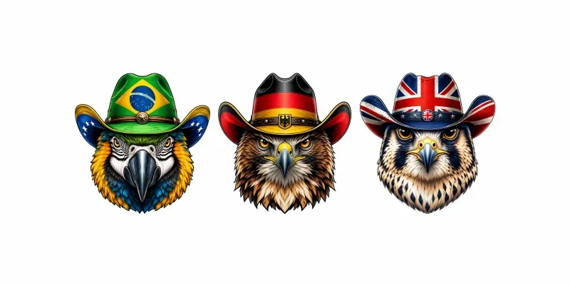 Patriotic Bird Head Logo Generator generated by undefined