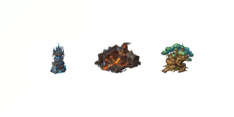Isometric Fantasy Game Assets generated by undefined