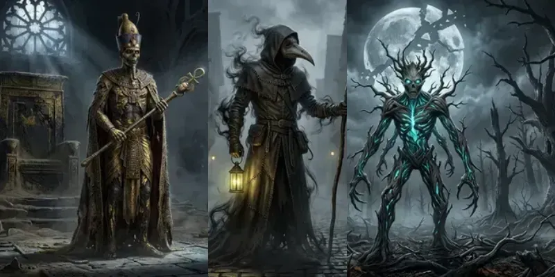 Dark Gothic Horror Cinematic Visions generated by undefined