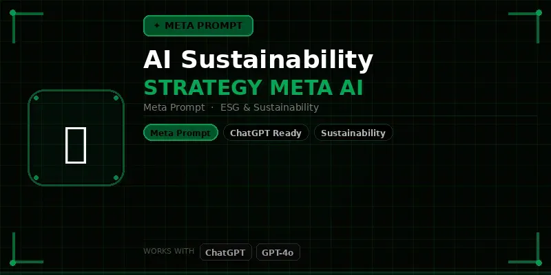 Sustainability Business Strategy Meta Ai generated by undefined