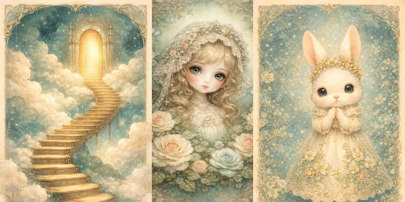 Whimsical Surreal Storybook Art generated by undefined