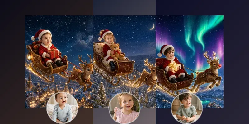 Your Childrens Magical Christmas Sleighs generated by undefined