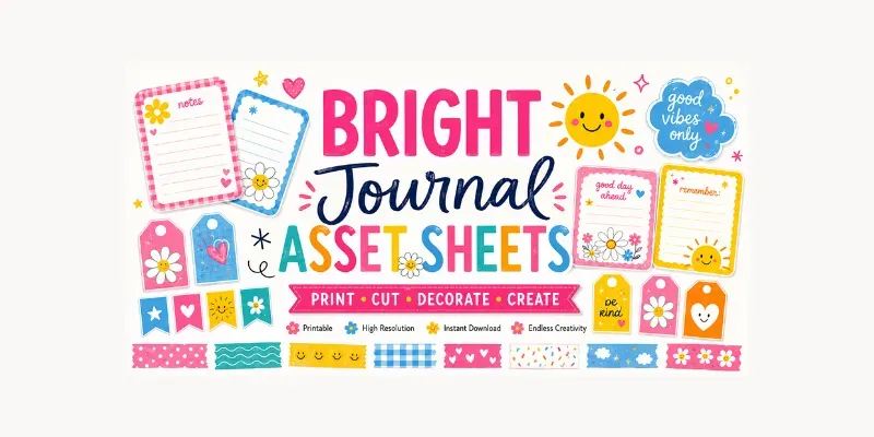 Bright Journal Asset Sheets generated by undefined