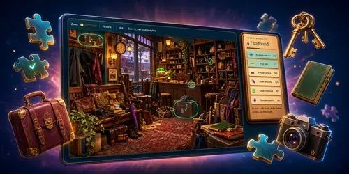 Hidden Object Jigsaw generated by codex
