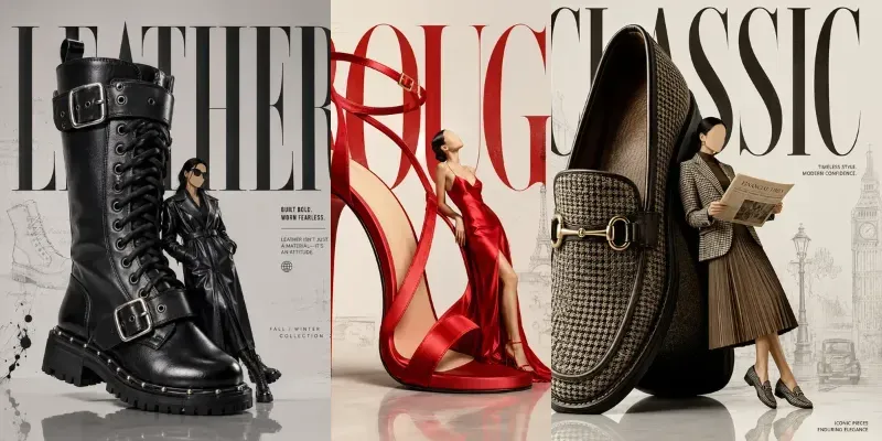 Surreal Scale Editorial Fashion Ads generated by undefined