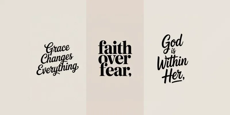 Minimal Faith Quote Tees generated by undefined