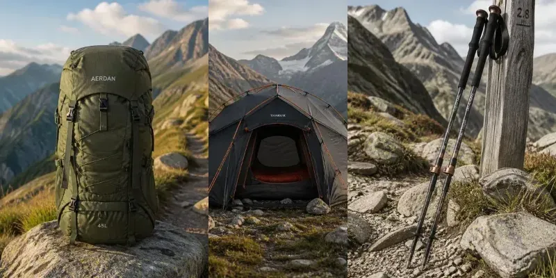 Outdoor Equipment Product Photography generated by undefined