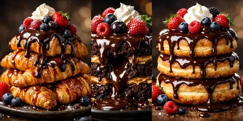 Hyperrealistic Desserts generated by chatgpt-image
