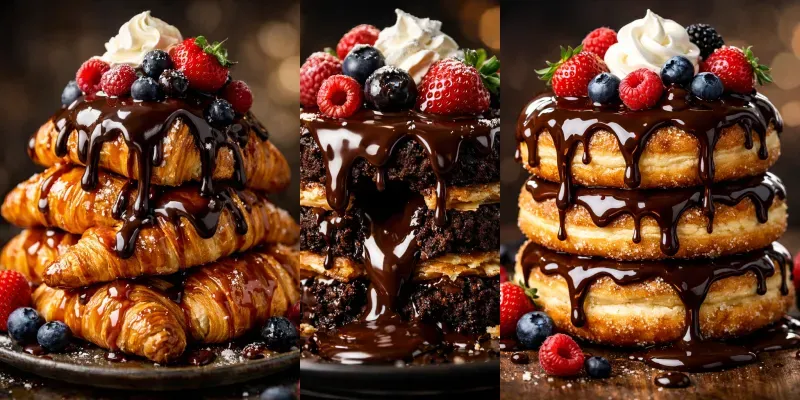 Hyperrealistic Desserts generated by undefined