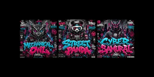 Urban Graffiti Character Packs generated by chatgpt-image
