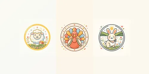 Modern Magical Farm Friends generated by gemini-image