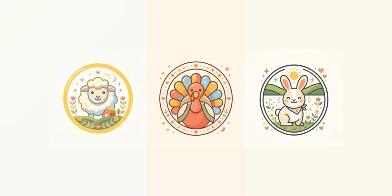 Modern Magical Farm Friends generated by undefined