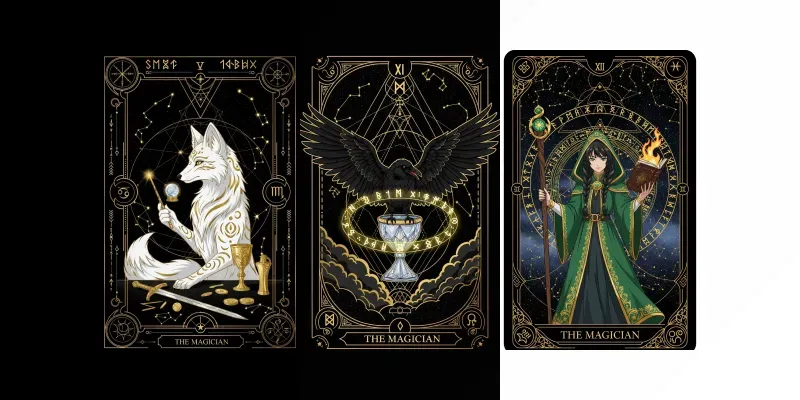 Magician Tarot Collections generated by undefined