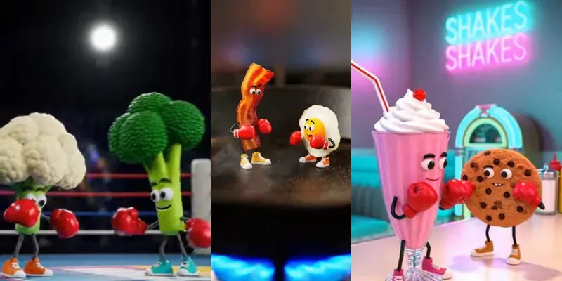 Cinematic 3D Food Fight Generator generated by undefined