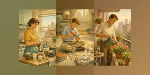 Midcentury Everyday Moments generated by chatgpt-image
