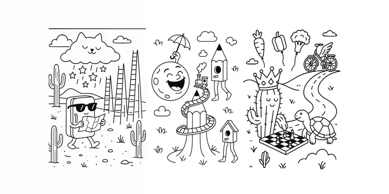 Creative Adult Coloring Pages generated by undefined