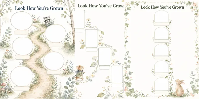 Woodland Baby Milestone Timelines generated by undefined