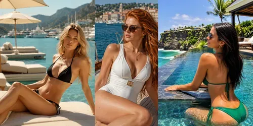 Luxury Waterfront Bikini Scenes generated by chatgpt-image