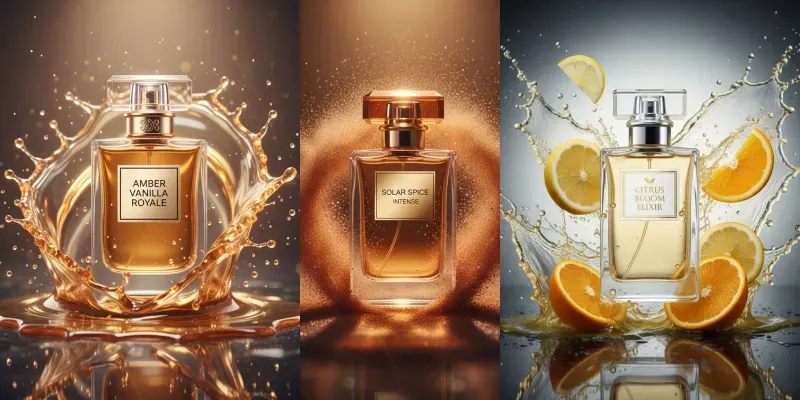 Luxury Perfume Product Photography generated by undefined
