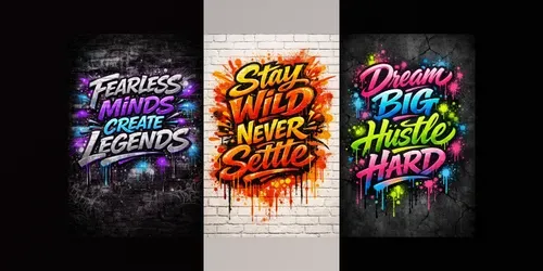 Urban Graffiti Motivation Packs generated by chatgpt-image