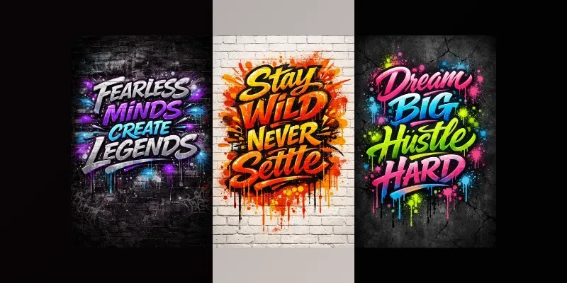 Urban Graffiti Motivation Packs generated by undefined