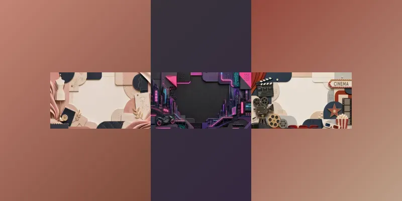 Editorial Papercraft Background Studios generated by undefined