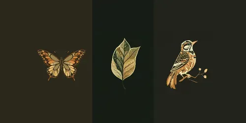 Patterned Nature Vectors generated by stable-diffusion